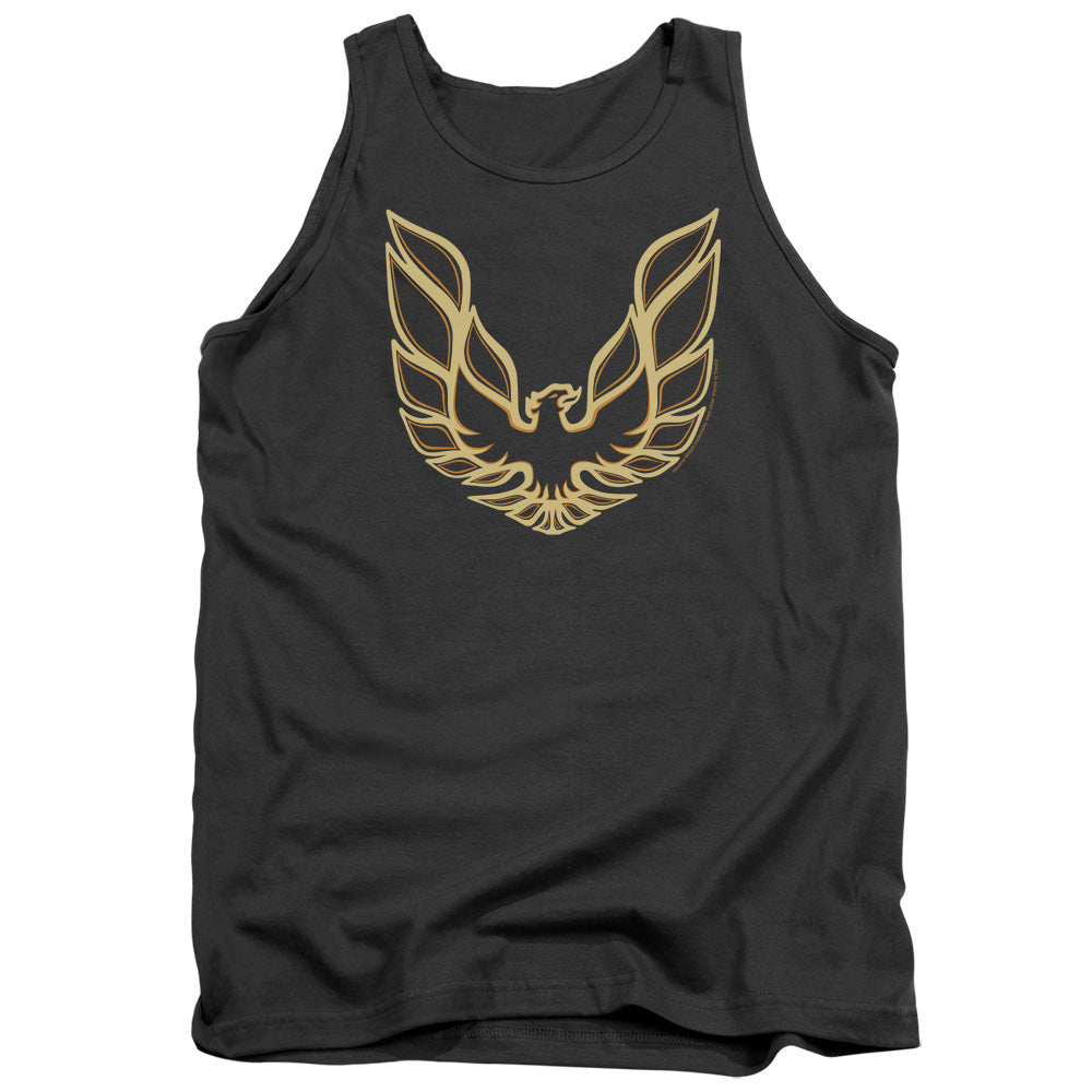 Pontiac Iconic Firebird Adult Tank Top - Charcoal