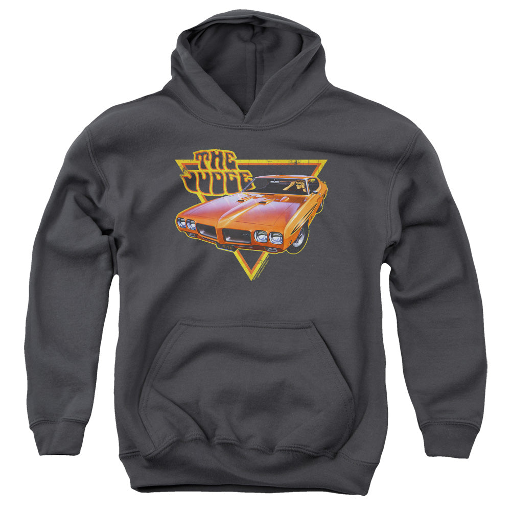 Pontiac Judged Youth Hooded Sweatshirt - Charcoal