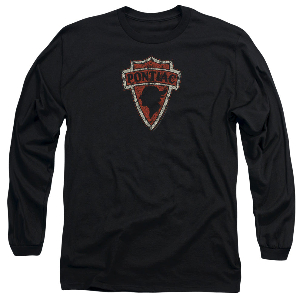 Pontiac Early Arrowhead Adult Long Sleeve - Black