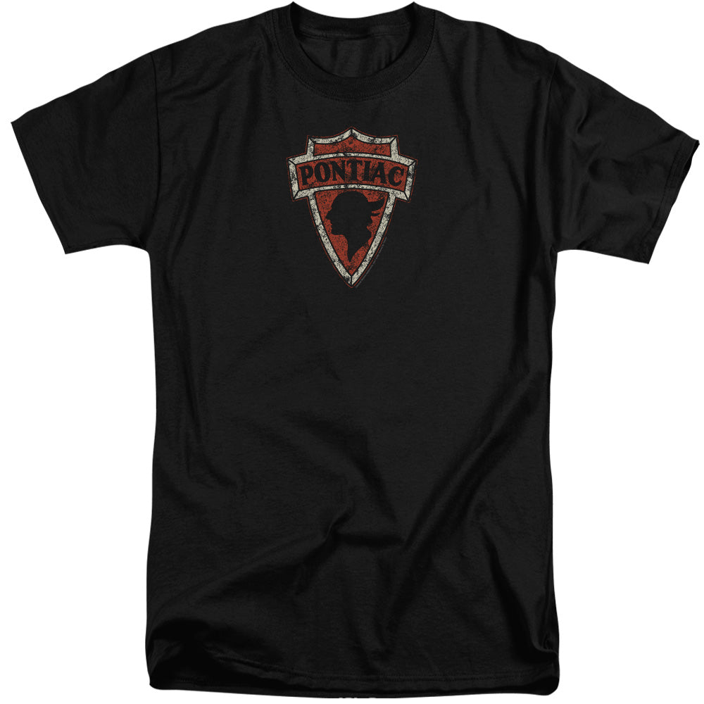 Pontiac Early Arrowhead Adult Tall Fit Short Sleeve - Black