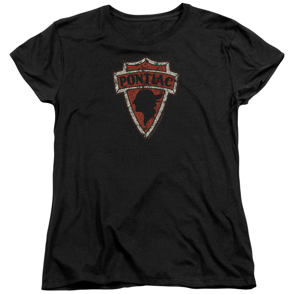Pontiac Early Arrowhead Women's Short Sleeve - Black