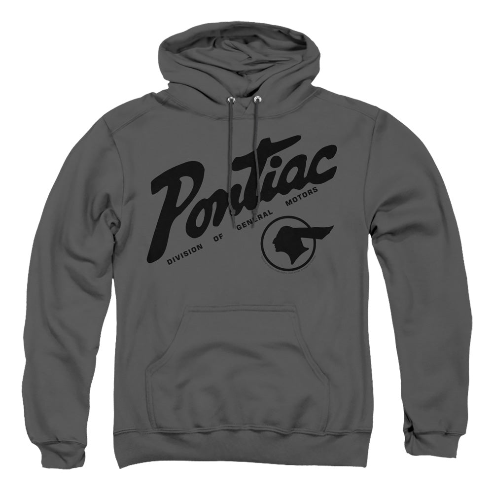 Pontiac Division Adult Pullover Hoodie - Charcoal