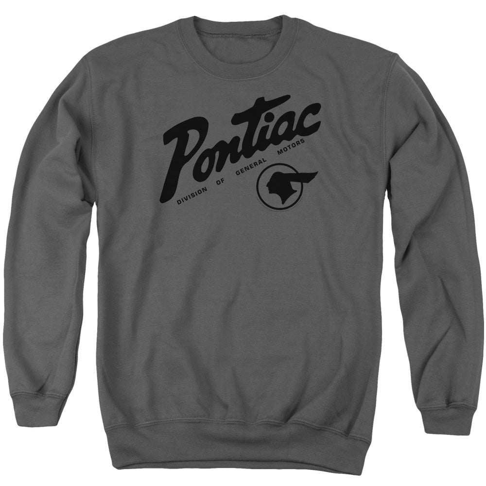Pontiac Division Adult Crewneck Sweatshirt - Charcoal