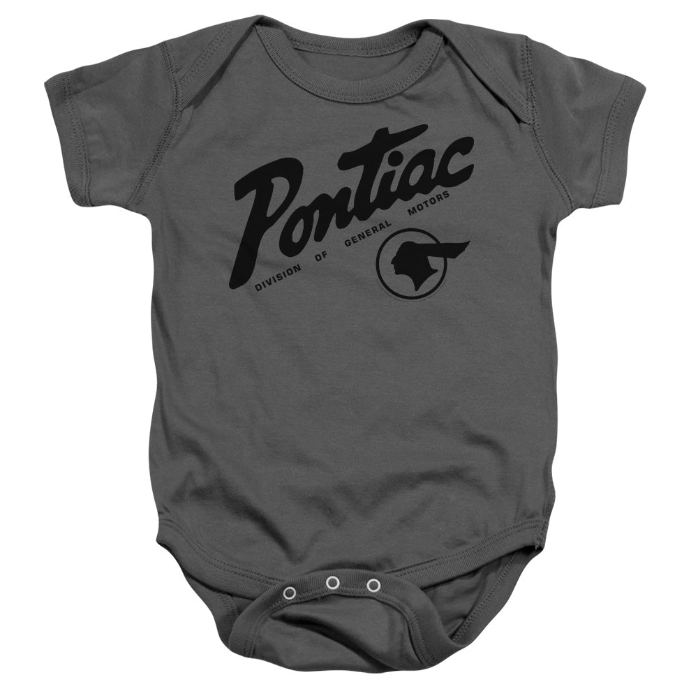 Pontiac Division Infant Snapsuit - Charcoal