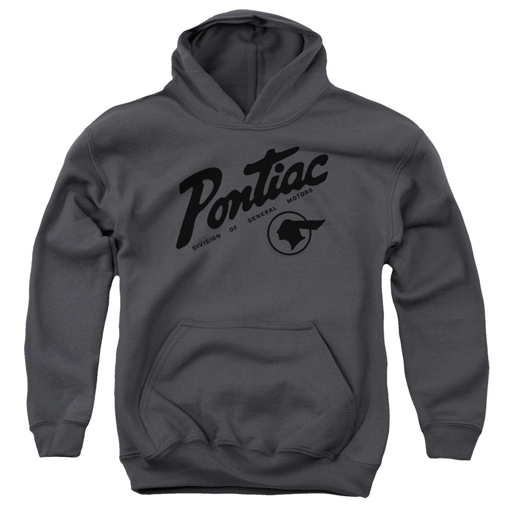 Pontiac Division Youth Hooded Sweatshirt - Charcoal