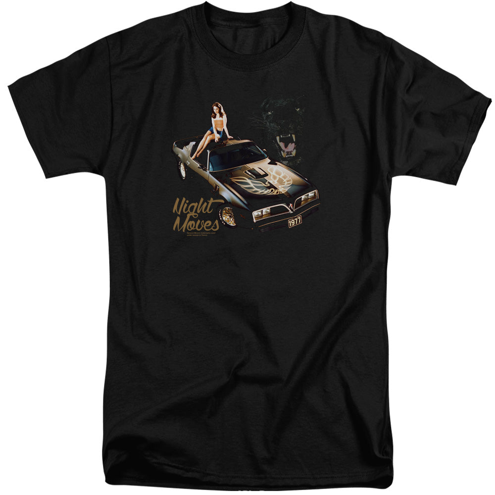 Pontiac Night Moves-Adult Tall Fit Short Sleeve-Black