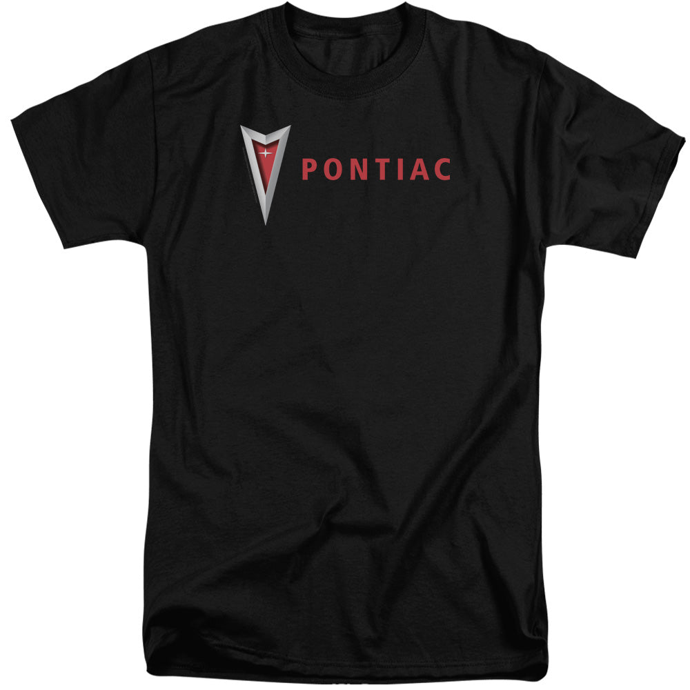 Pontiac Modern Arrowhead-Adult Tall Fit Short Sleeve-Black