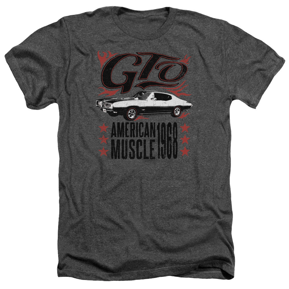 Pontiac GTO Flames Adult Regular Fit Short Sleeve