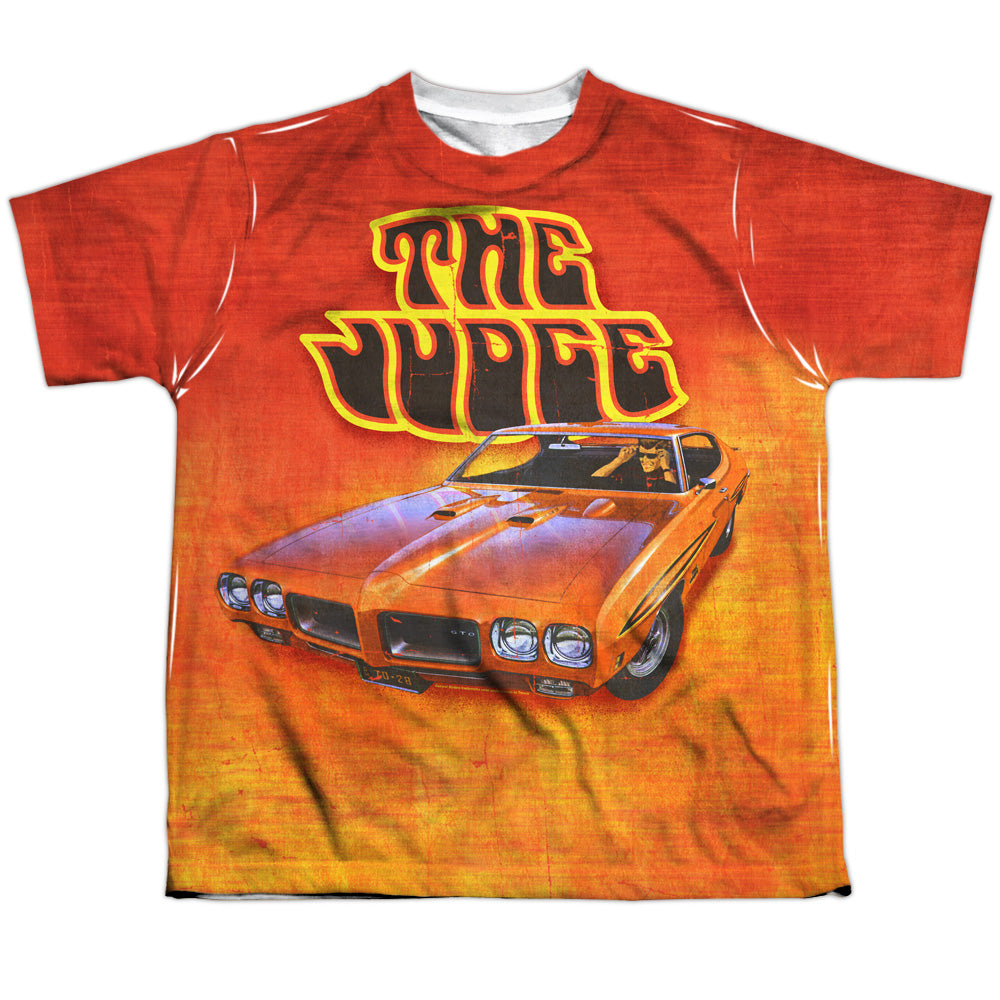 Pontiac The Judge - Youth Short Sleeve 100% Poly - White