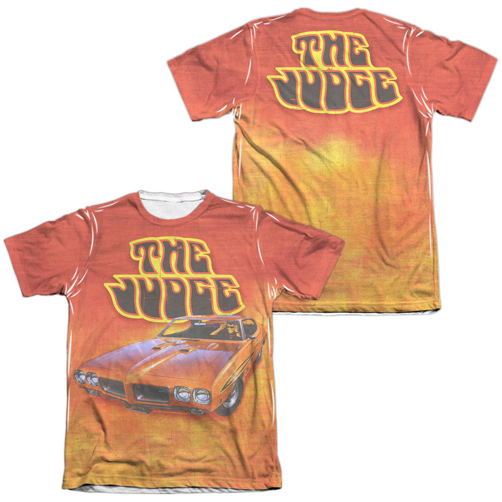 Pontiac The Judge (Front/Back Print) - Adult Regular Fit Short Sleeve - White