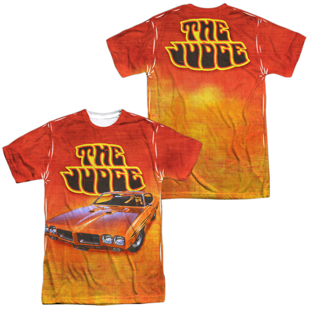 Pontiac The Judge (Front/Back Print) - Adult Regular Fit Short Sleeve - White