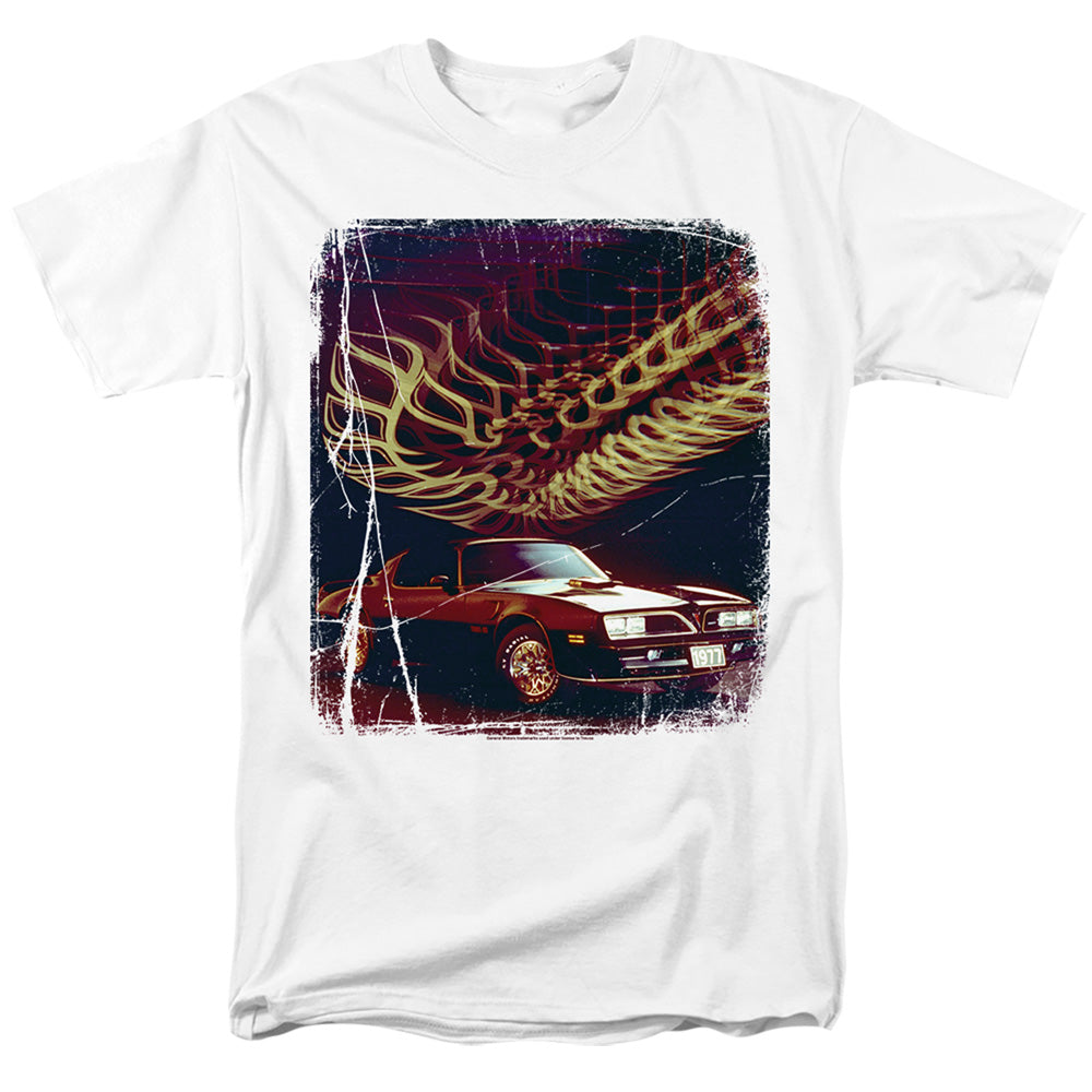 Pontiac Firebird 77 Adult Regular Fit Short Sleeve - White