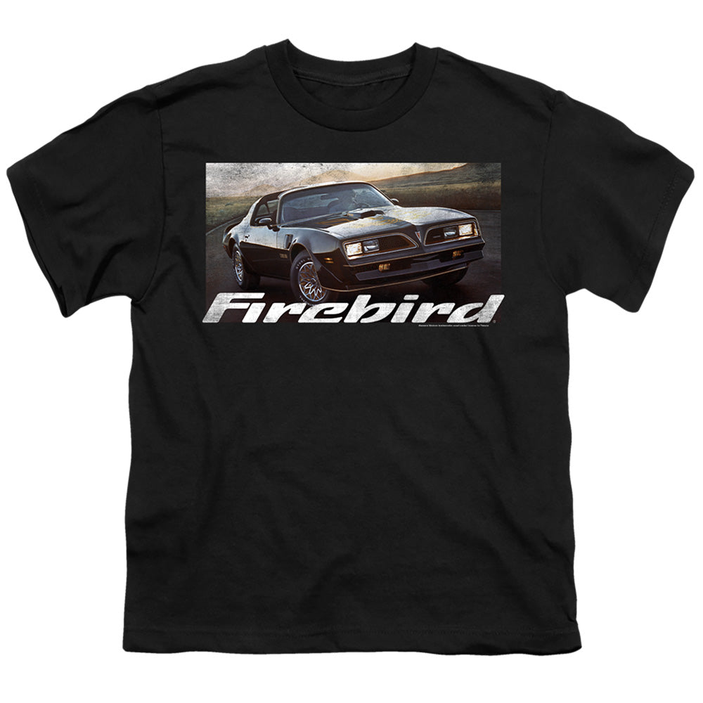 Pontiac Firebird 76 Youth Short Sleeve - Black