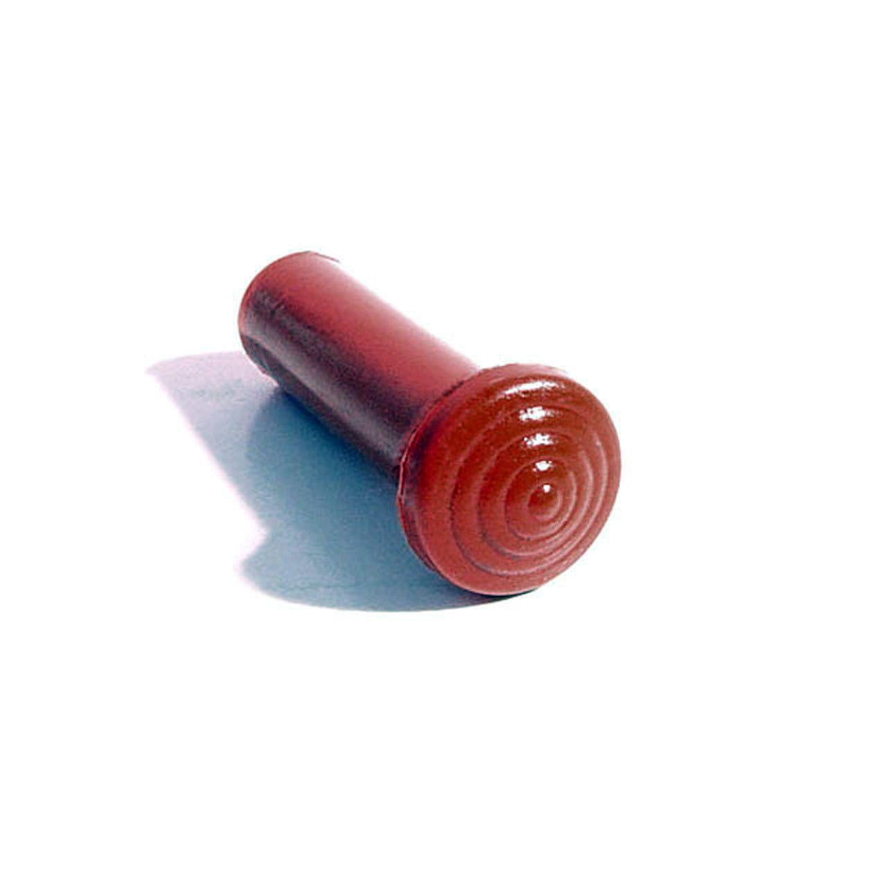 Rp 304-B Door Lock Knob Made Of Dark Red Rubber, Self-Threading