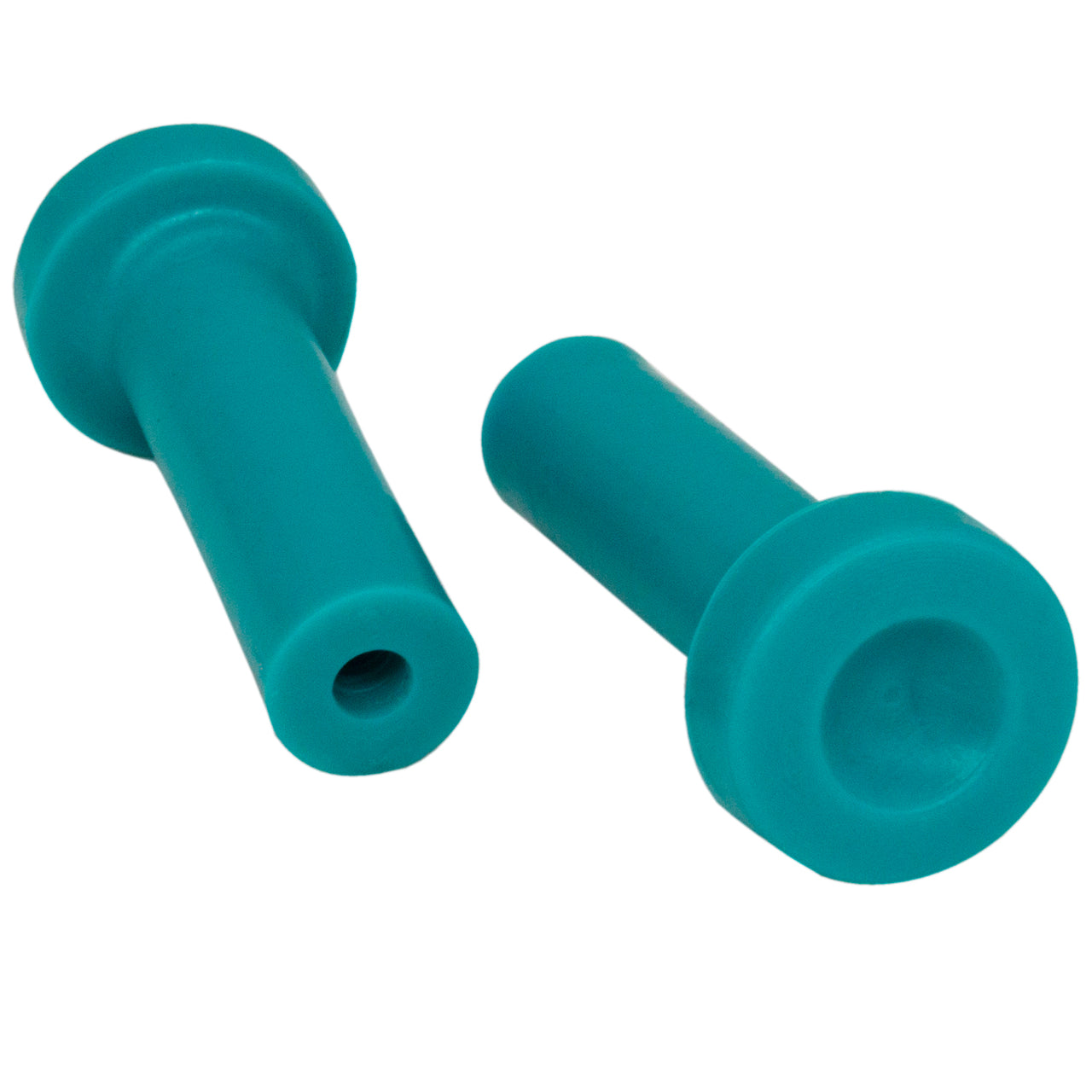 Rp 306-C Door Lock Knob 1-1/2" High Made Of Turquoise Rubber Ford 300 1963, Club Wagon 1962-1964, Country Sedan 1962-1964