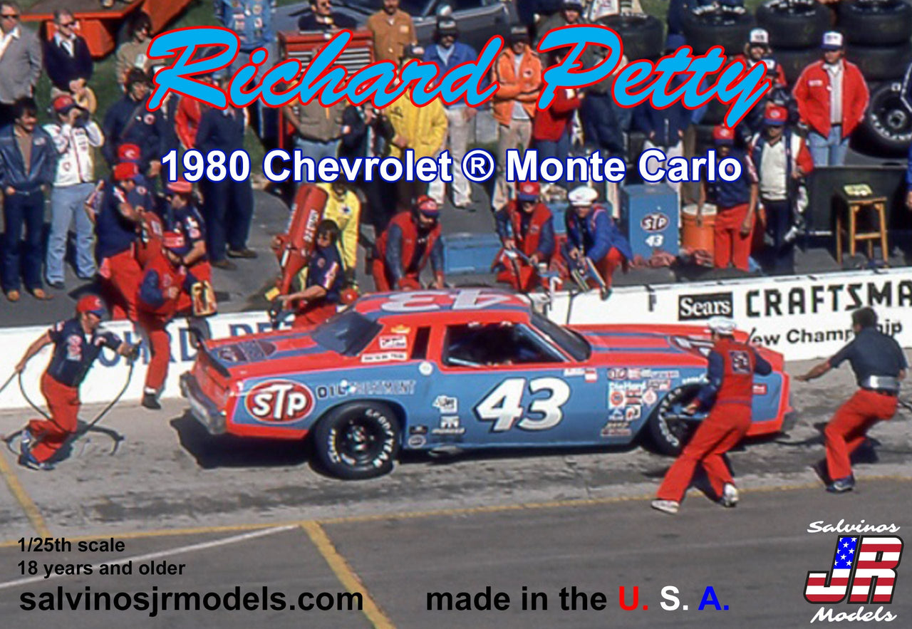 Richard Petty 1980 Monte Carlo “Reverse Paint Scheme” Model Car