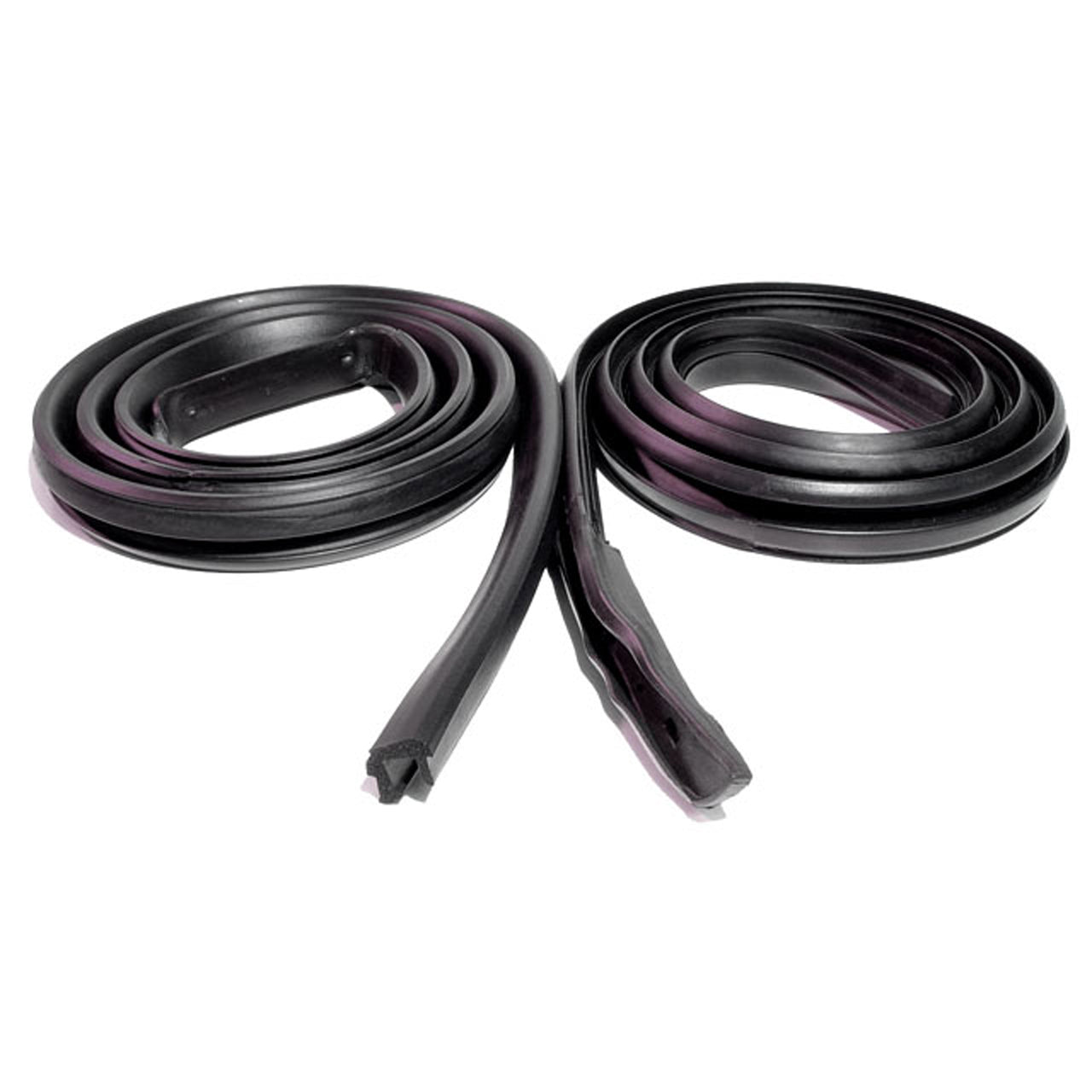 Rr 4006-A Molded Roof Rail Seals For 2-Door Hardtop Pair Plymouth Barracuda 1964-1966