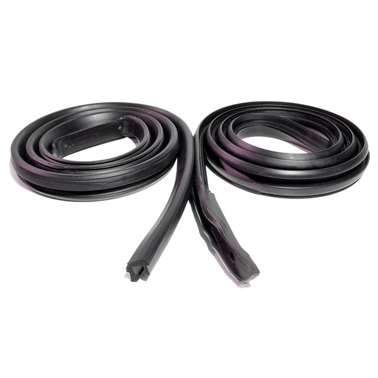 Rr 4006 Roof Rail Seals With Molded Ends For 2-Door Hardtop Dodge 330 1964, 440 1964, 880 1964, Coronet 1965, Polara 1964-1965