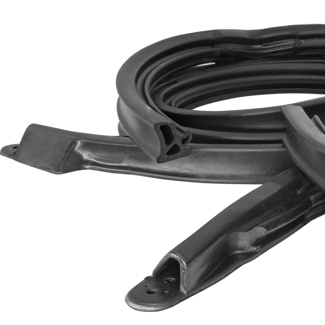 Rr 6400-D Roof Rail Seals, Pair Ford Mustang 1971-1973 D1Zz 6551222-A, D1Zz 6551223-A
