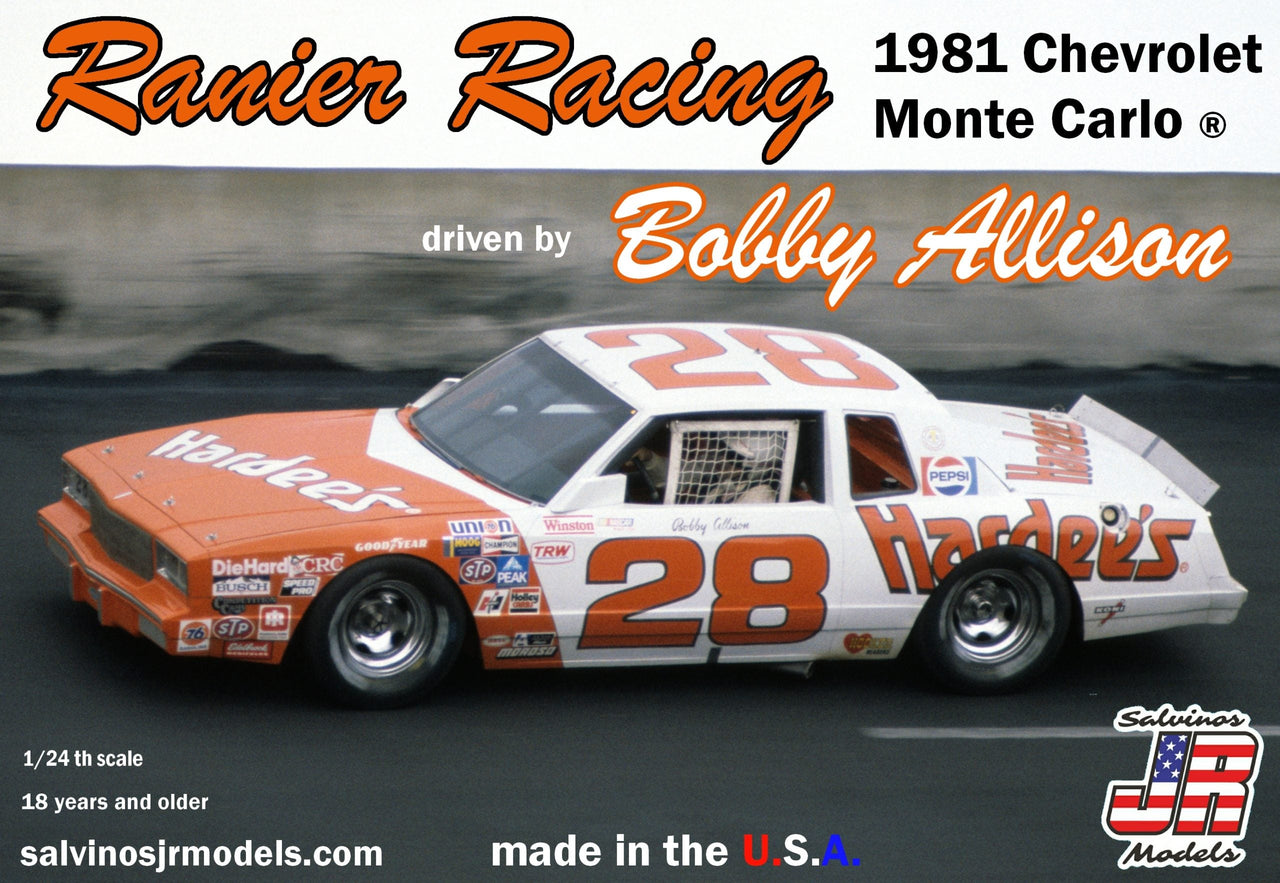 Ranier Racing 1981 Monte Carl driven by Bobby Allison Model Car