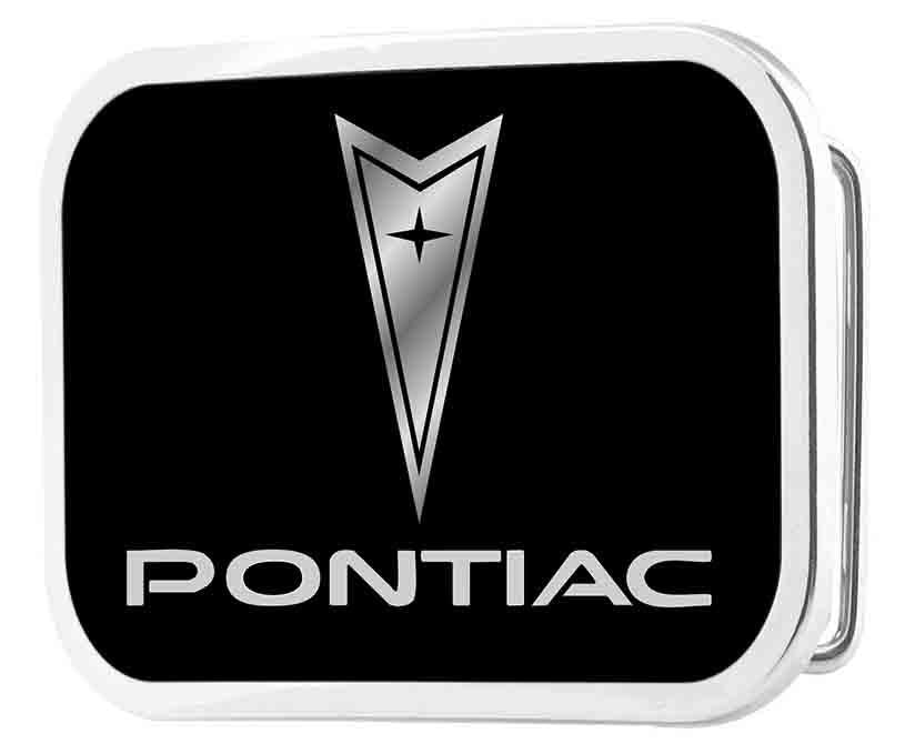 Pontiac Framed Black & Chrome Rock Star Buckle