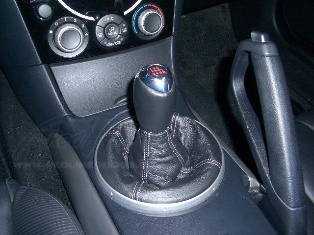 2003-12 Mazda RX8 shift boot - illuminated Mazda shift knob