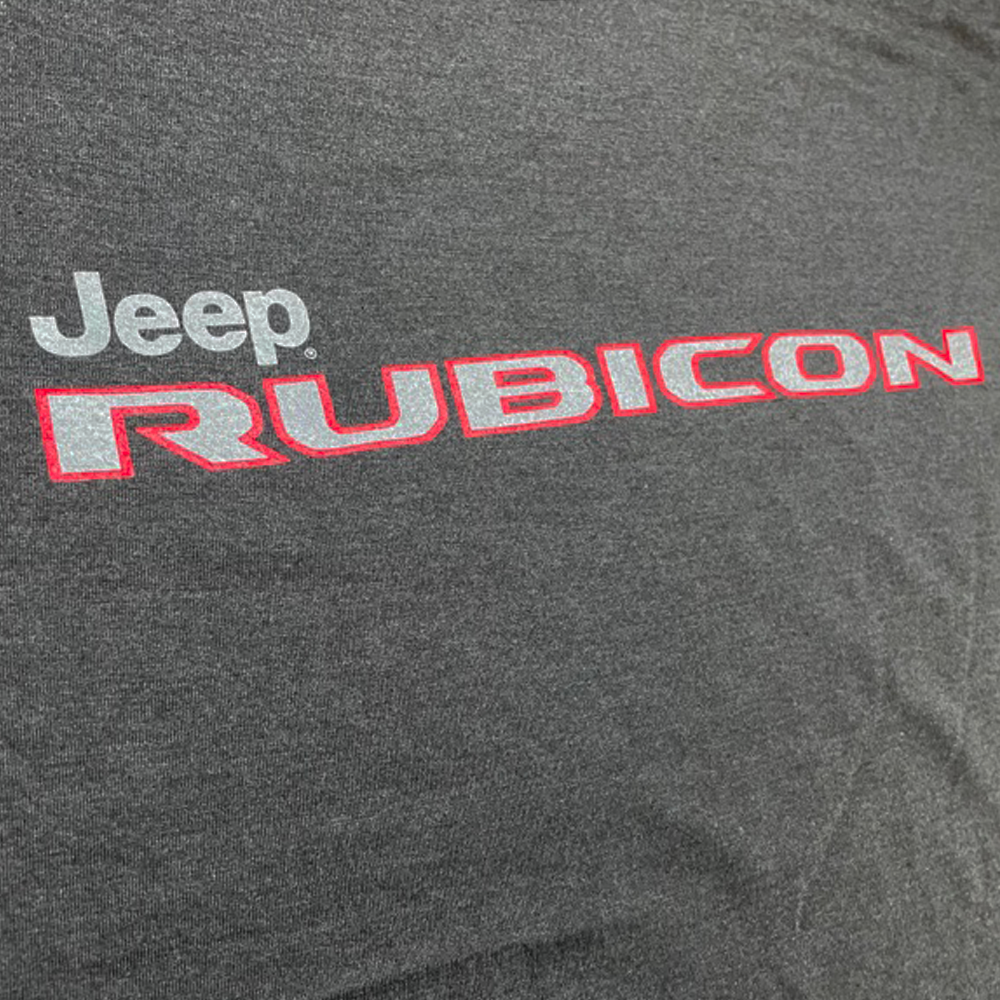 Mens Jeep® Rubicon T-Shirt - Heather Black Triblend