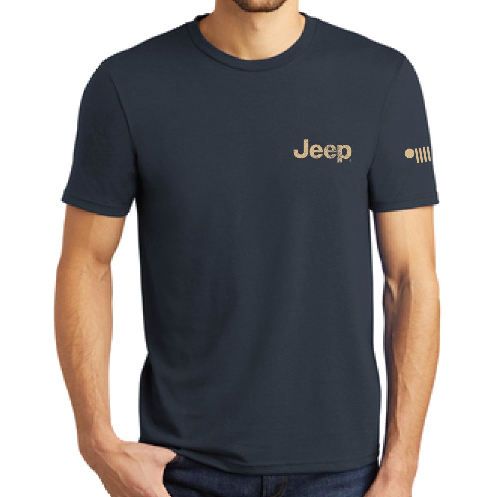 Mens Jeep® Freedom To Roam T-Shirt - Navy Blue