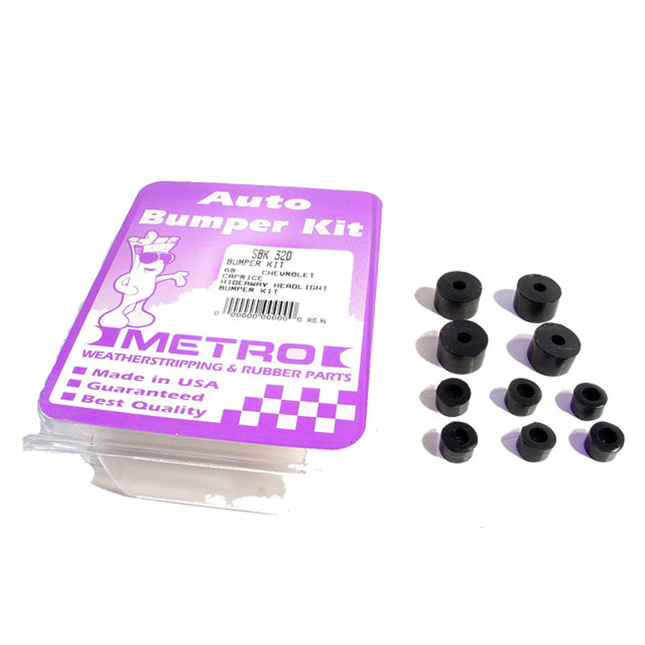Sbk 320 Hide Away Headlight Bumper Kit 10-Piece Set Chevrolet Caprice 1968