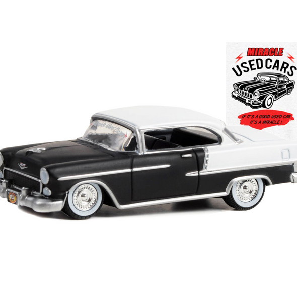 1955-chevrolet-bel-air-lowrider-miracle-used-cars-busted-knuckle-garage-1-64-diecast