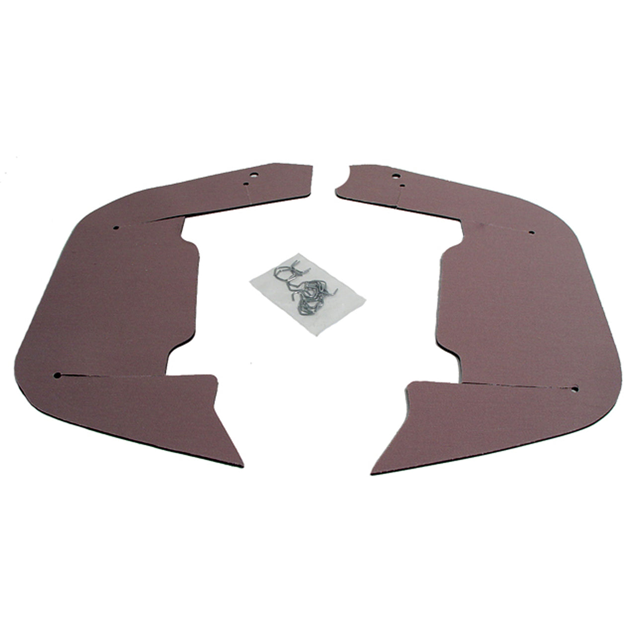 Si 2004-201 Inner Splash Flaps Made With Cloth Backing Chevrolet Bel Air 1956, One-Fifty Series 1956, Two-Ten Series 1956