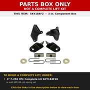 PARTS BOX ONLY - SKY184F2 component box, not a complete lift kit