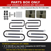 Skyjacker F760C Component Box - Parts box only, not a complete lift kit