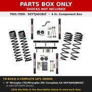Skyjacker TJ403BLT Component Box - Parts box only, not a complete lift kit