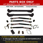Skyjacker TJ40XRR1 Component Box - Parts box only, not a complete lift kit