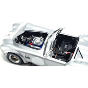 shelby-cobra-427-s-c-silver-metallic-with-white-stripes-1-18-diecast-model-car-by-kyosho