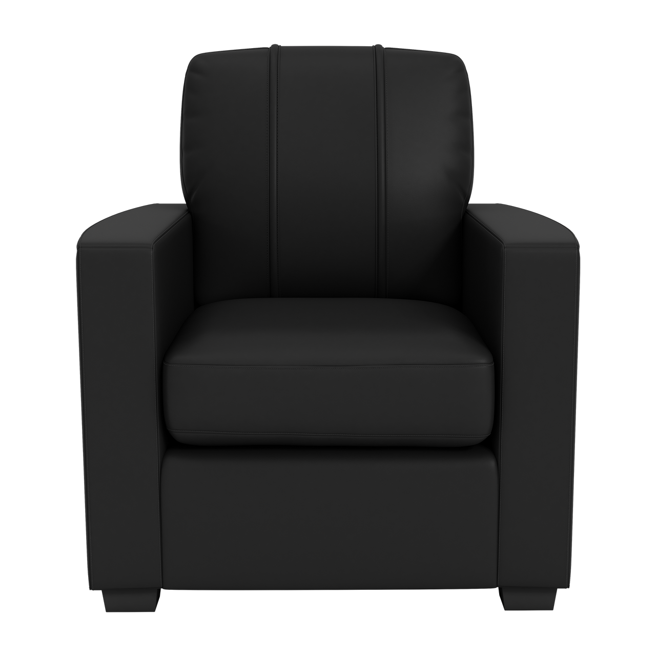 Silver Club Chair with Corvette C2 Logo