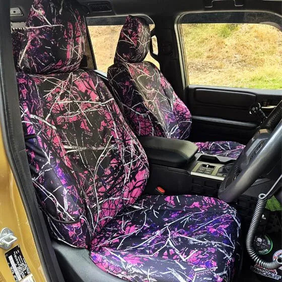 Custom Fit Classic Car & Truck Seat Covers for Mustang, C10, Bronco, Firebird & CJ7 – Sirphis Camouflage | Made in USA