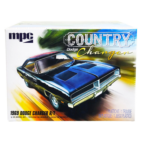 Skill 2 Model Kit 1969 Dodge Charger R/T "Country" 1/25 Scale Model by MPC