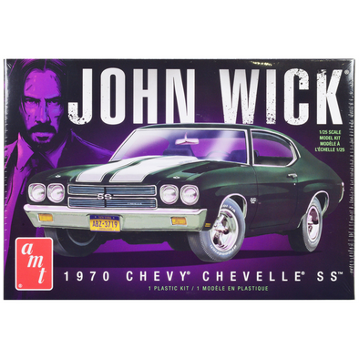 Skill 2 Model Kit 1970 Chevrolet Chevelle SS "John Wick" (2014) Movie 1/25 Scale Model