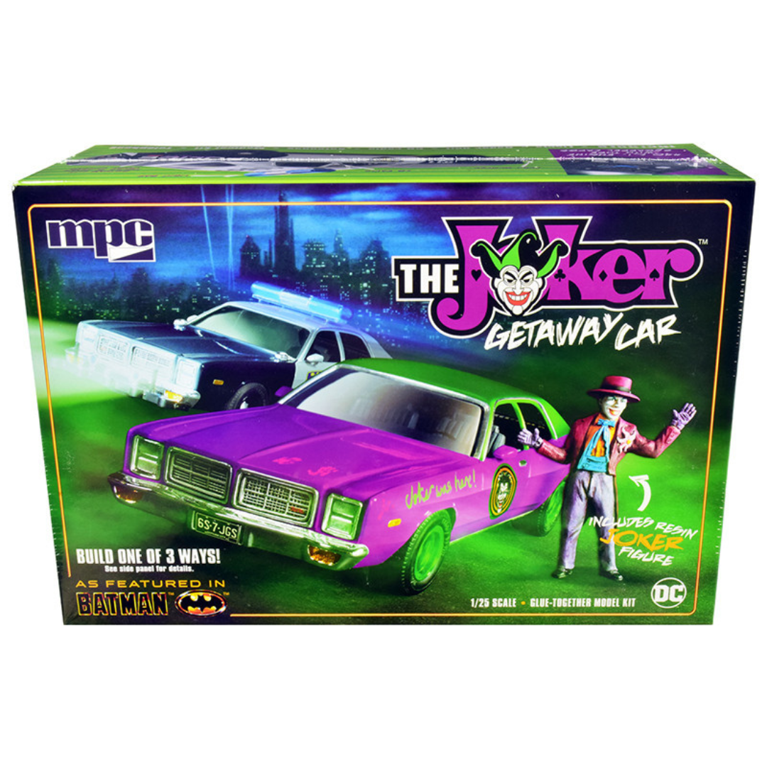 skill-2-model-kit-1977-dodge-monaco-the-joker-batman-3-in-1-kit-1-25-scale-model-by-mpc