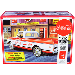 Skill 3 Model Kit 1972 Chevrolet Fleetside Pickup Truck with Vending Machine "Coca-Cola" 1/25 Scale Model