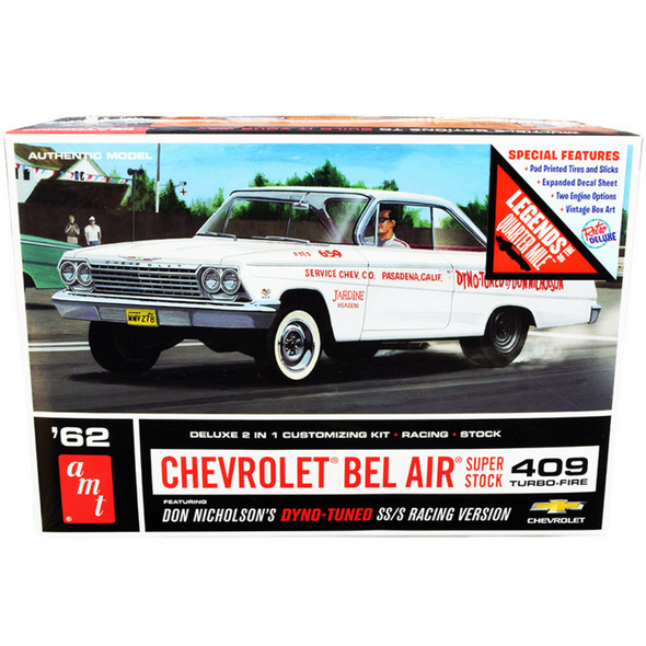 skill-2-model-kit-1962-chevrolet-bel-air-super-stock-409-turbo-fire-2-in-1-kit-1-25-scale-model