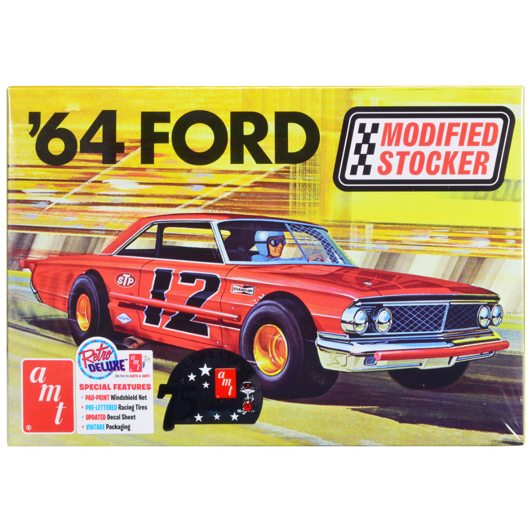 Skill 2 Model Kit 1964 Ford Galaxie "Modified Stocker" 1/25 Scale Model