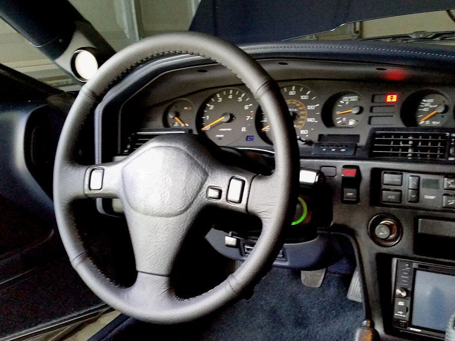 1986-92 Toyota Supra steering wheel cover - 3-spoke version 1