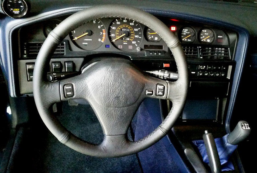 1986-92 Toyota Supra steering wheel cover - 3-spoke version 1