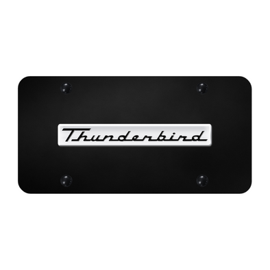 thunderbird-name-license-plate-chrome-on-black