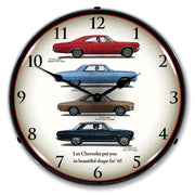 1965-1965 Universal LED Clock Chevrolet 1965 Lineup - CA-UN0053-Corvette-Store-Online