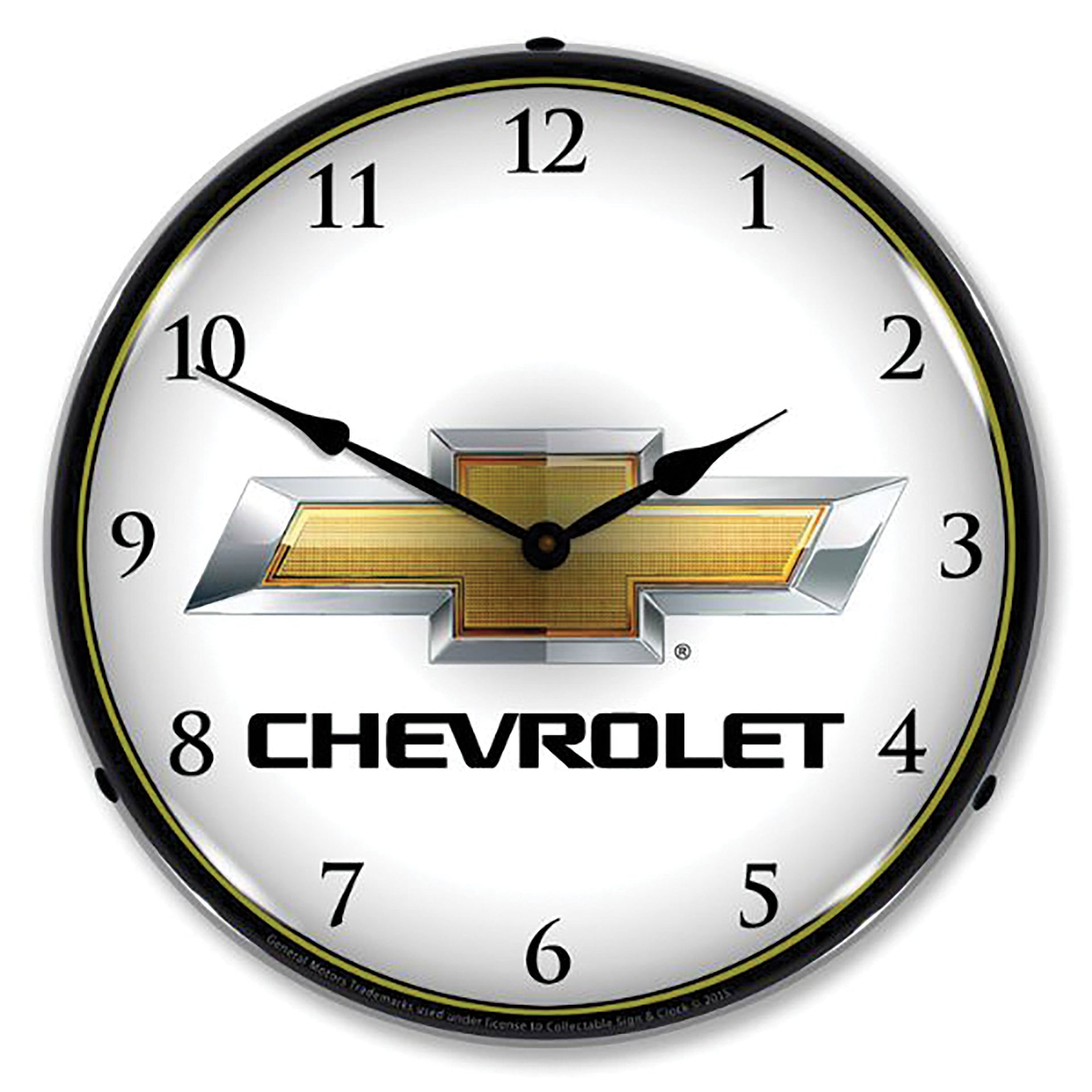 1953-2020 Universal LED Clock Chevrolet Bowtie - CA-UN0054-Corvette-Store-Online