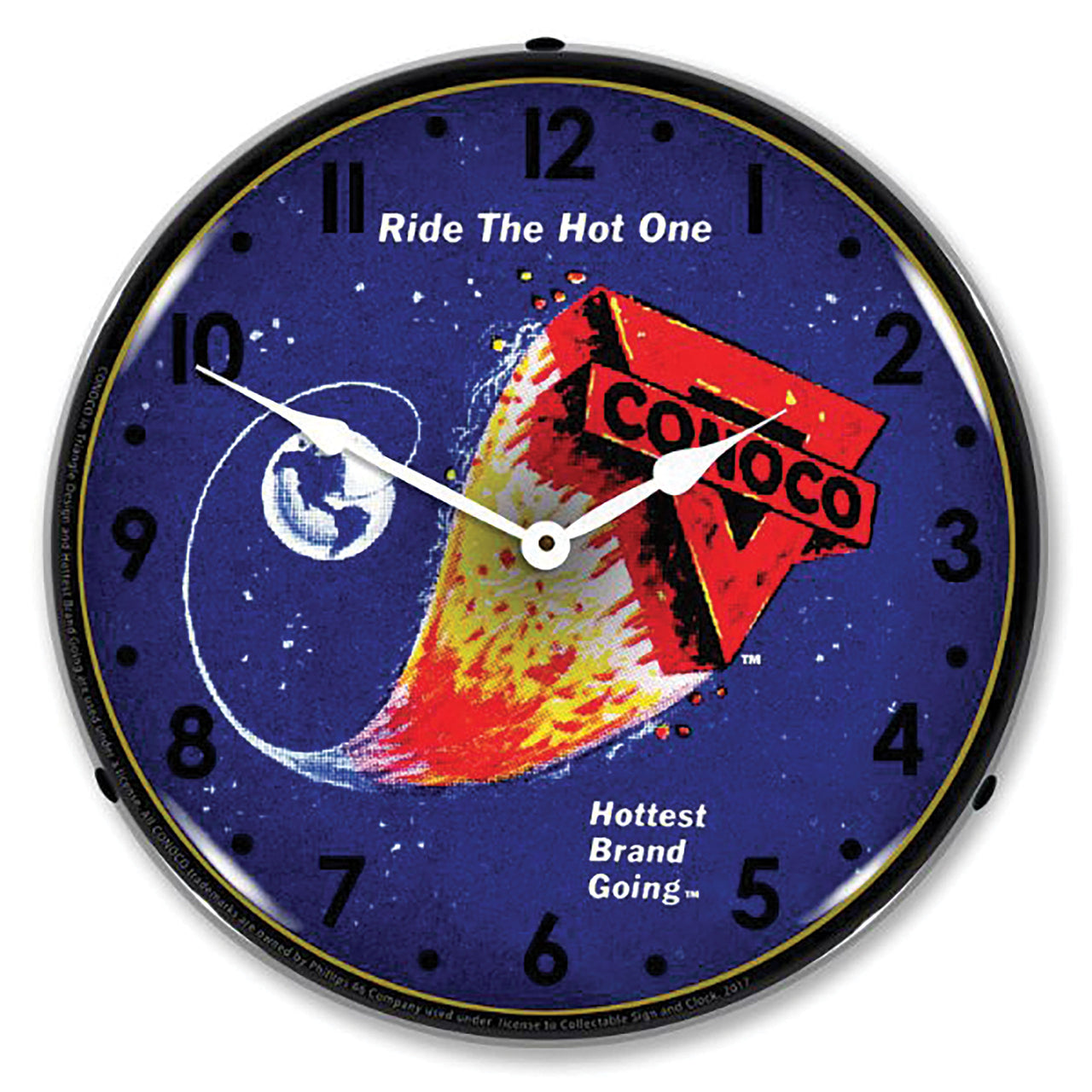 1953-2020 Universal LED Clock Conoco The Hottest Brand - CA-UN0065-Corvette-Store-Online